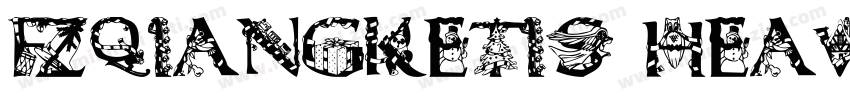 FZQiangKeTiS Heavy字体转换